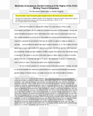 Medically Unnecessary Genital Cutting - Document Emoji,Emotion 