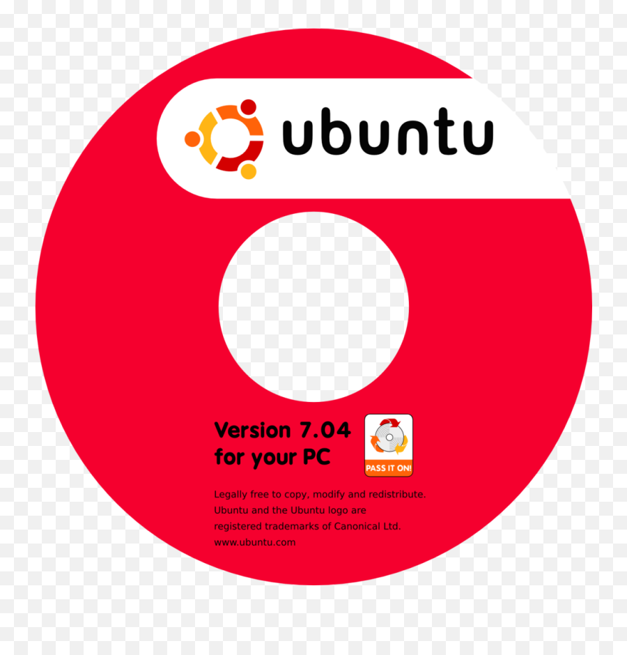 Ubuntu 7 - Ubuntu Cd Label Emoji,Free Emoticons Labels