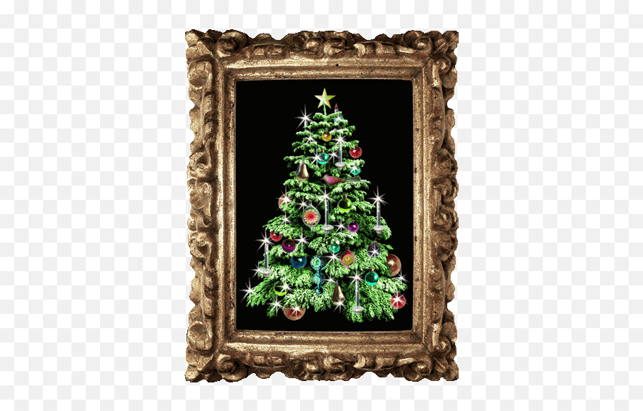 Latest Project - Lowgif Christmas Tree In A Picture Frame Emoji,Christmas Tree Emojis