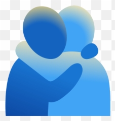Pessoas A Abraçarem - Se Hugging Emoji,Coração Amarelo Emoticon