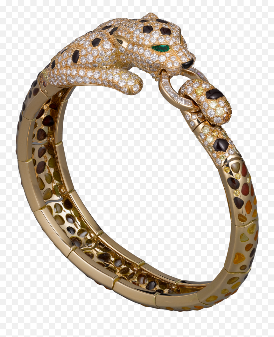 High Jewelry Panthère De Cartier Bracelet High Jewelry - Cartier Jewelry Panther Bracelet Emoji,Panther Animal Emotion