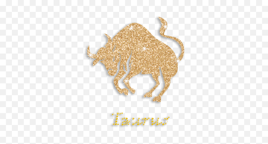 Gold Taurus Zodiac Iron - Animal Figure Emoji,Taurus + Emotion