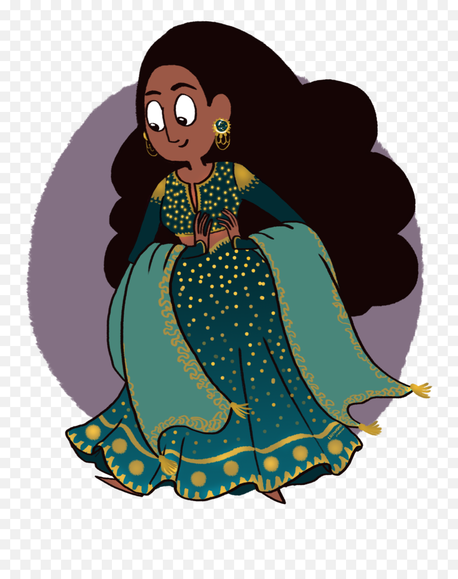 The Stevonnie And Older Connie Sari Series - Stevonnie Sari Connie From Steven Universe An Indian Emoji,Older Woman Emoji