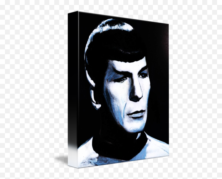 Mr Spock Star Trek Pop Art By - Hair Design Emoji,Spock Emoticon Facebook