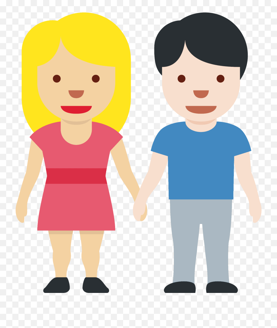 Woman And Man Holding Hands Emoji Clipart Free Download,Easy Hands Emoticon