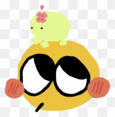 Frog Cursedemoji Drawnbyme Sticker By - Dot,Frog Emoji