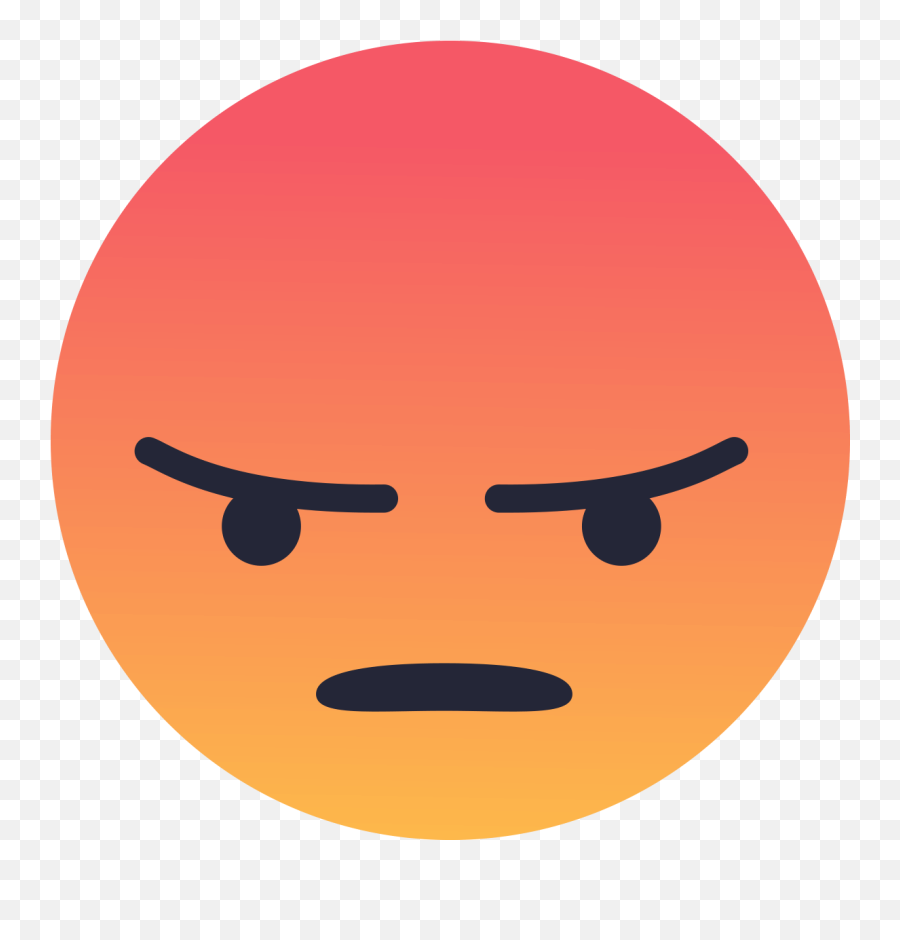 Facebook Angry Emoji Png Image Free Download Searchpngcom - Angry React Png,Red Face Emoji