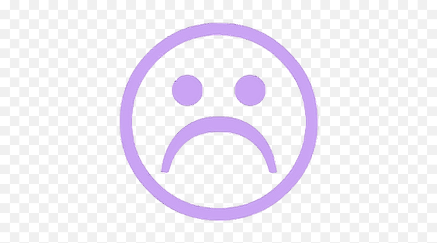 Sad Face Purple 310785571155211 By Caramelseooedits Emoji,Sad Gay Emoticon Image