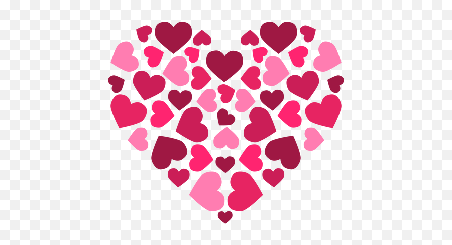 Vintage Valentine Cards Heart Stickers - Corazon De Corazones Png Emoji,Emoji Heart Made Of Hearts