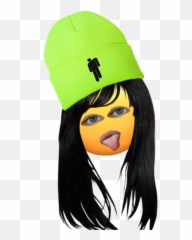 Bilieeilish Sticker - Toque Emoji,Knit Emoji