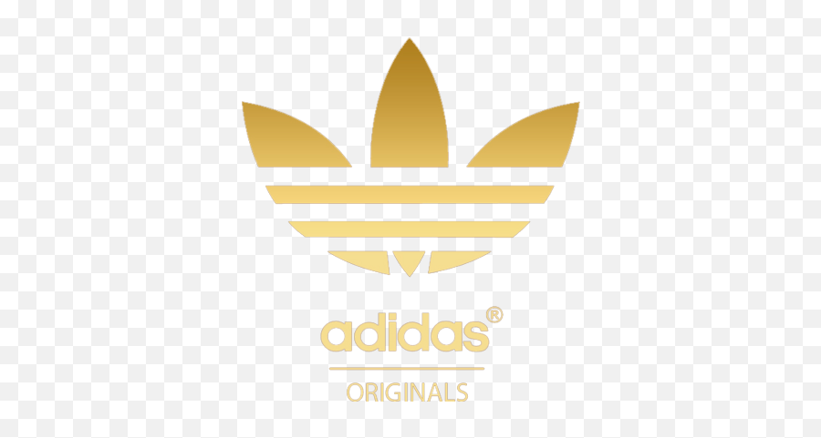 Adidas Logo Adidaslogo Gold Sticker - Transparent Adidas Originals Logo Emoji,Adidas Logo Emoji