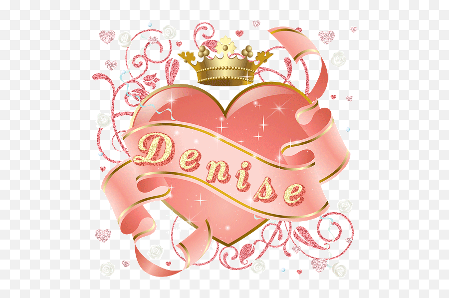 Glitter Text Graphic - Denise Name Art Emoji,Joe Sugg Emoji