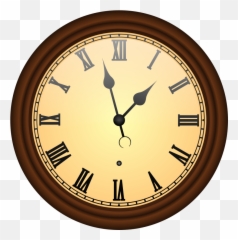 Old Clipart Wall Clock Old Wall Clock Transparent Free For - Time Clock Clock Clipart Emoji,Old Man And Clock Emoji