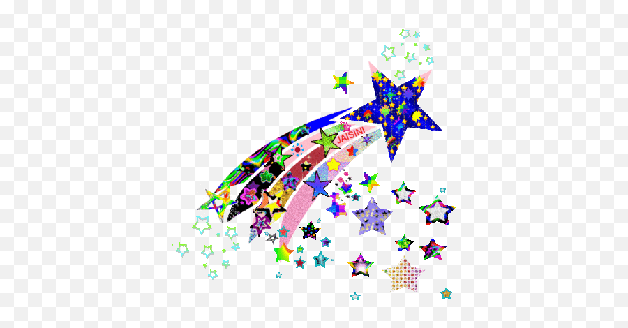 Shooting Star Art Sticker By Re Modernist For Ios U0026 Android - Gif Stars Clip Art Emoji,Android Star Emoji