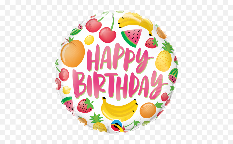 Theme Balloonsanimals Candy Etc - Fruits And Vegetable Happy Birthday Fruit Balloon Emoji,Purple Vegetables Emoji