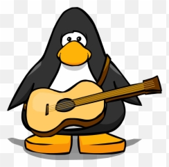 Acoustic Guitar Pc Clipart - Club Penguin Guitarra Emoji,Guitar Player Emoji