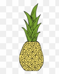 Pineapple Head Png Svg Clip Art For - Dibujo Imagen De Piña Emoji,Pineapple Emoji Hat