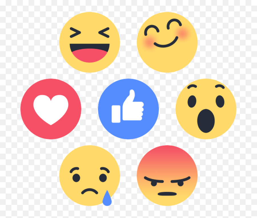 Facebook Replaces Like Button With - Facebook Reactions Png Transparent Emoji,Facebook Emoji