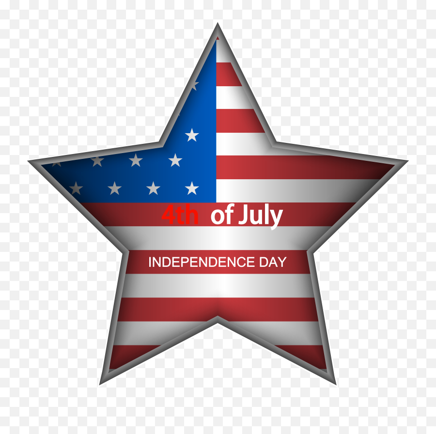 Usa Independence Day Star Png Clip Art - Happy Independence Day Us Clip Arts Emoji,Independence Day Emoji