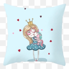 Décoration Licorne - Fictional Character Emoji,Coussins Emojis