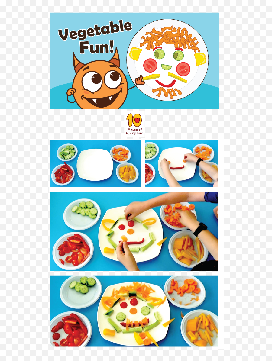 Vegetable Fun - 10 Minutes Of Quality Time Kids Vegetables Diet Food Emoji,Steam Emoticons Letters