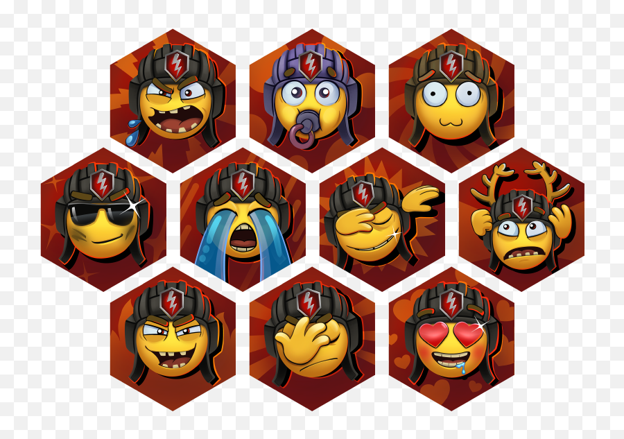 Tanks Blitz - Honeycomb Sign Emoji,Wot Emoticons In Game