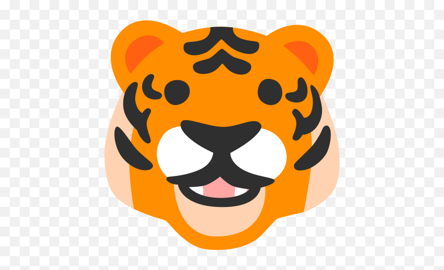Tiger Face Emoji - Tigre Emoji,Tiger Emoji