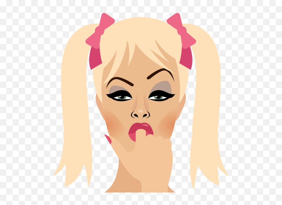 Nanovogroup - For Women Emoji,Pigtail Emoji