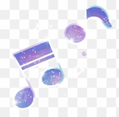 Music Musicnote Star Night Sticker By Lemon Tea - Art Emoji,Purple Music Note Emoji Gone