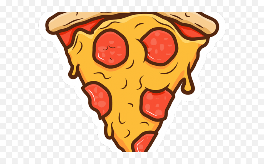 Pizza Clipart Transparent Background - Slice Cartoon Pizza Png Emoji,Pizza Emoji Transparent