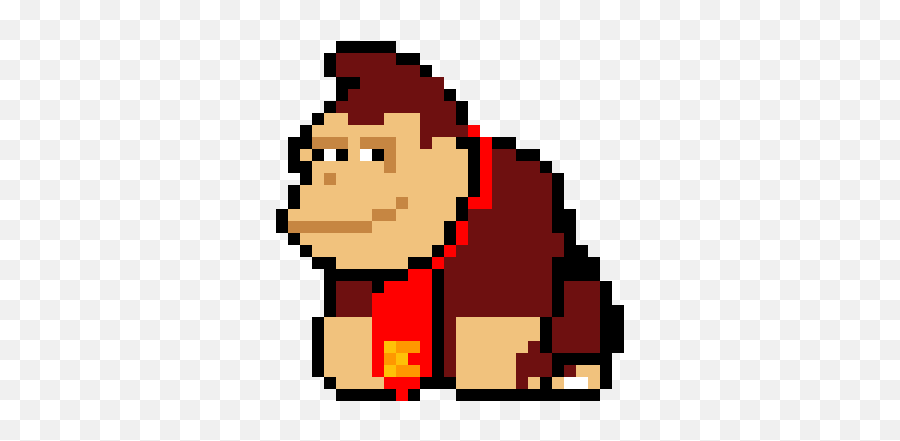 Download Donkey Kong - Chocolate Bar Pixel Art Emoji,Emotion Picture Download