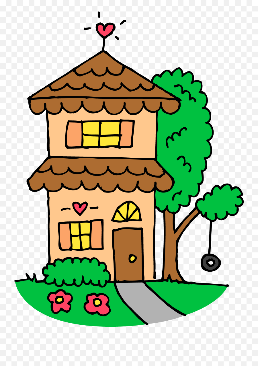 House Sold Clip Art Free Clipart Images 2 - Clipartix Kawaii Cute House Cartoon Emoji,Apartment Emoji