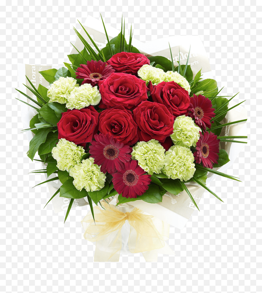 Heavenly Red Rose Hand Tied - Marriage Day Flower Bouquets Emoji,Emoji Coeur Rouge