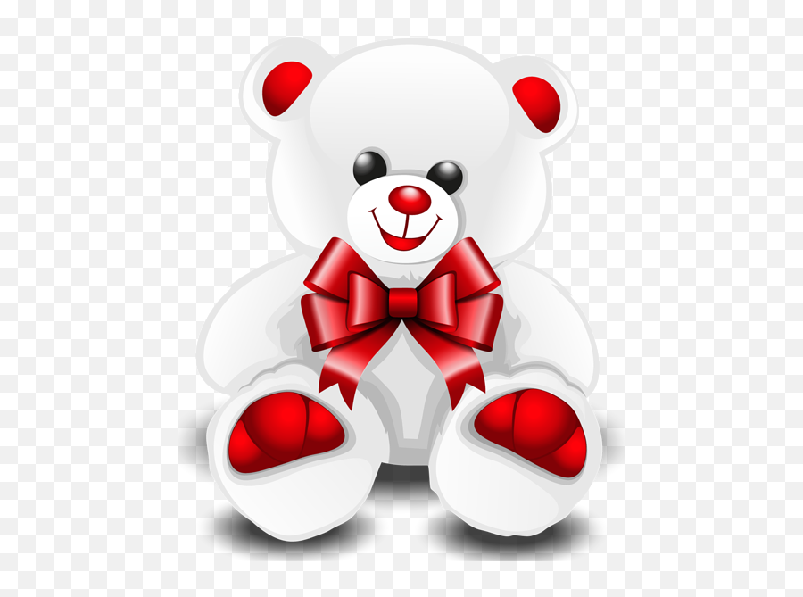 White Teddy Bear Png Clipart Picture - Boyfriend Romantic Love Birthday Wishes Emoji,Cute Christmas Emoticons Bear
