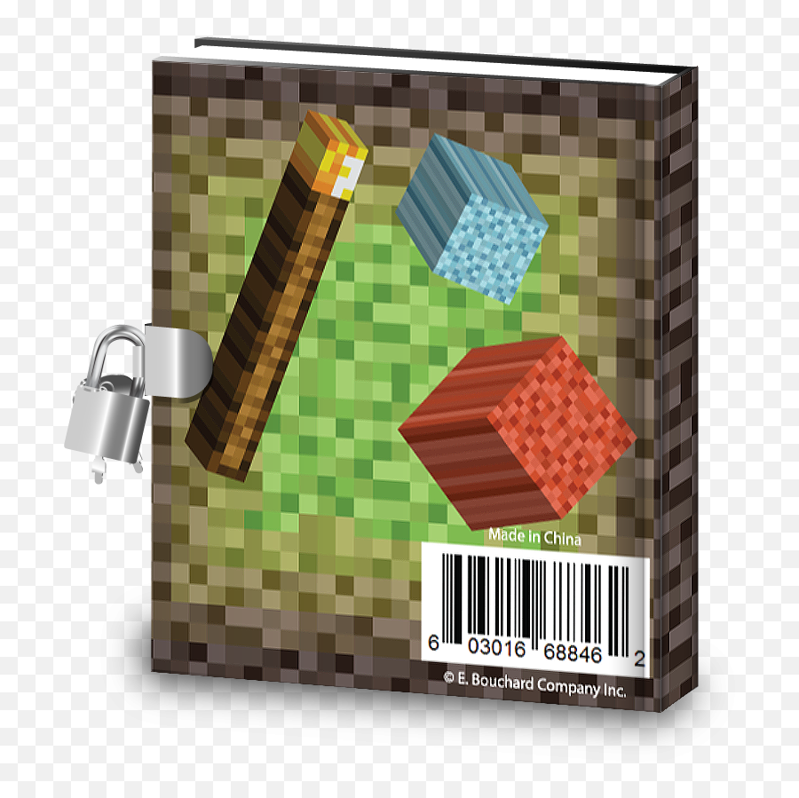 Gift Idea Pixel Mining Kids Diary With Lock - Tobacco Emoji,Free Emoji Stickers For Kids