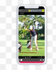 Golf Swing Analyzer App - Golf Video Phone Holder Emoji,Emoticon For Male Golfer
