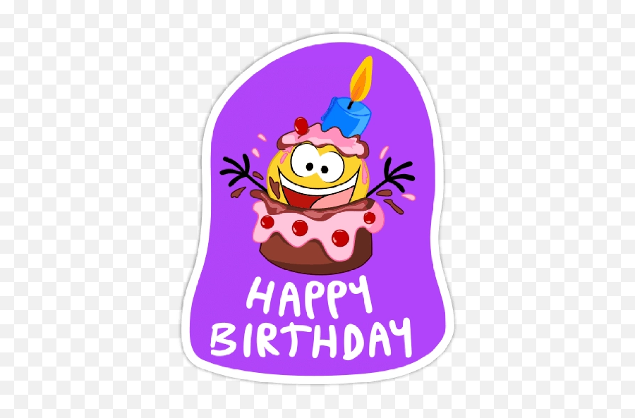 Happy Birthday Stickers Facebook Copy - Cartoon Happy Birthday Stickers Emoji,Birthday Emoji