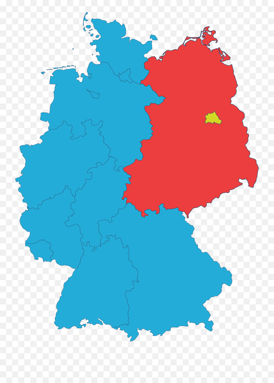 German Reunification - Wikiwand Carte Allemagne Guerre Froide Emoji,Spectrum Of Emotions From Fall Of The Berlin Wall