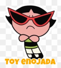 De Todito Stickers For Whatsapp - Powerpuff Girls Aesthetic Stickers Emoji,Sweaty Sunglasses Emoticon Clipart