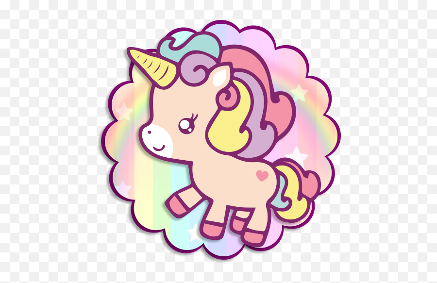 Cute Baby Unicorn Mobile Theme 1 - Cute Baby Pink Unicorn Emoji,Google Play Unicorn Emoji