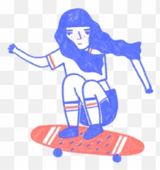 Topic For Cartoon Guy Png Eyelash Clipart Eye Wink - Skateboard Transparent Background Gif Emoji,Skateboard Emoji