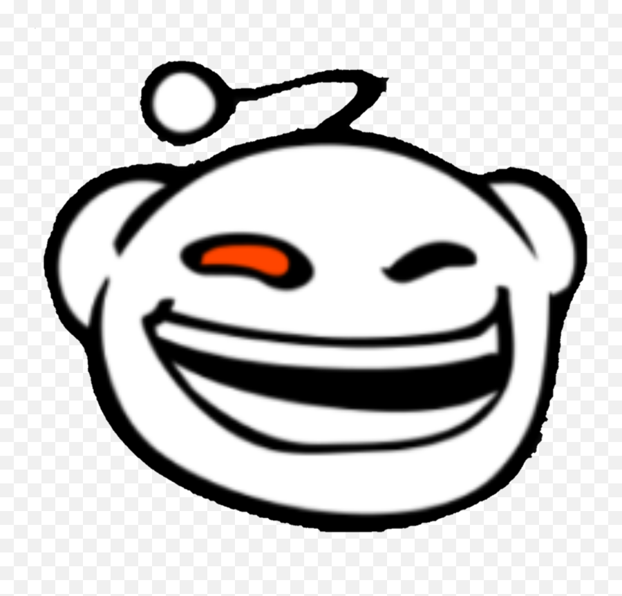 Reddit Trollface Emoji,Cathode Tv Emoticon