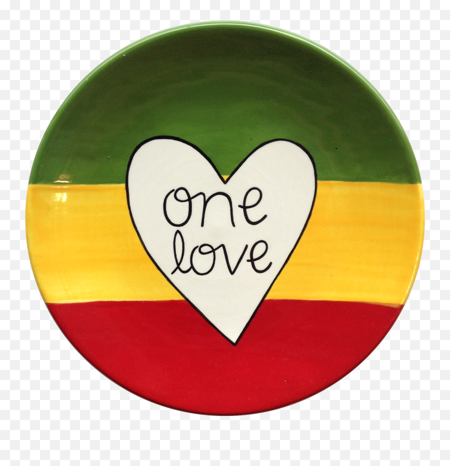 One Love Pottery Plate Painted At Paint Your Pot In Cary Nc Emoji,Bob Marley Emoji