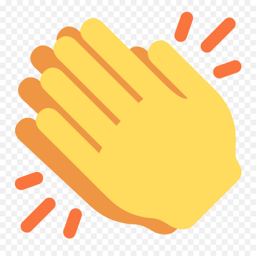 Clapping Hands Emoji Clipart Free Download Transparent Png - Clap Emoji,Free Clip Art Emojis