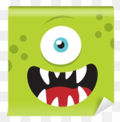 Monster Funny Cartoon Face Monster Creature Avatar Vector - Dibujo Cara Monstruo Emoji,Eyeballs Emoticon Code
