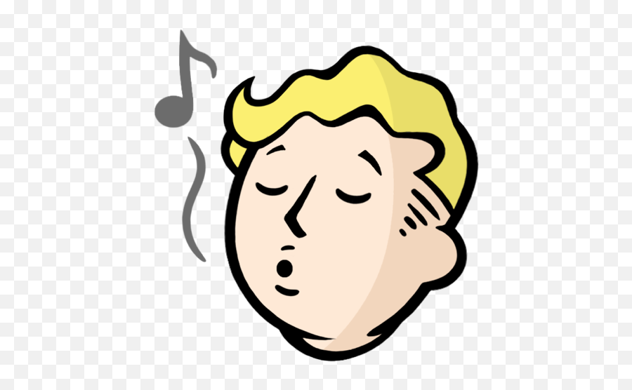 All Fallout Chat Emojis Full Resolution - Album On Imgur Vault Boy Head Transparent,Horny Emojis