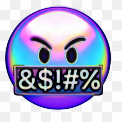 Emoji Holo Transparent Sticker - Happy,Holo Emoji