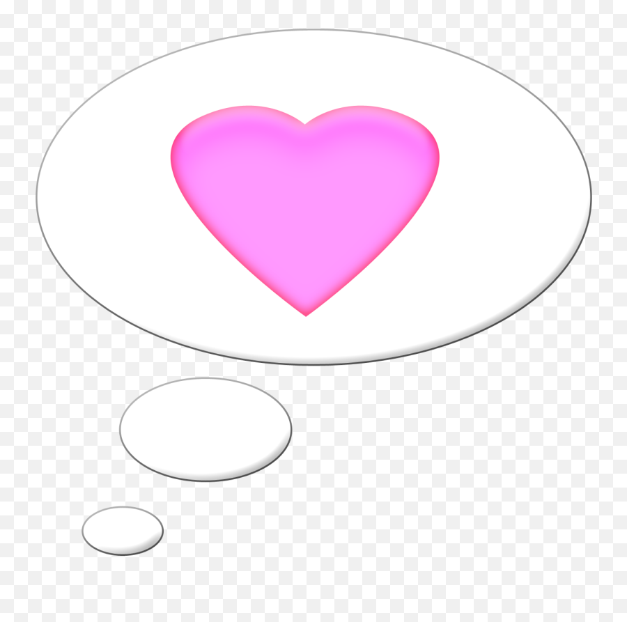 Pink Speech Bubble Heart - Heart Clipart Full Size Clipart Emoji,Onesie Emoji Icons