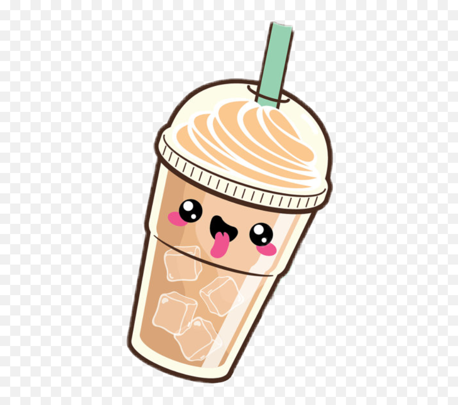 Starbucks Kawaii Cute Wallpapers Kawaii - Starbucks Kawaii Cute Coffee Emoji,Emoji Starbucks Wallpaper Tumblr