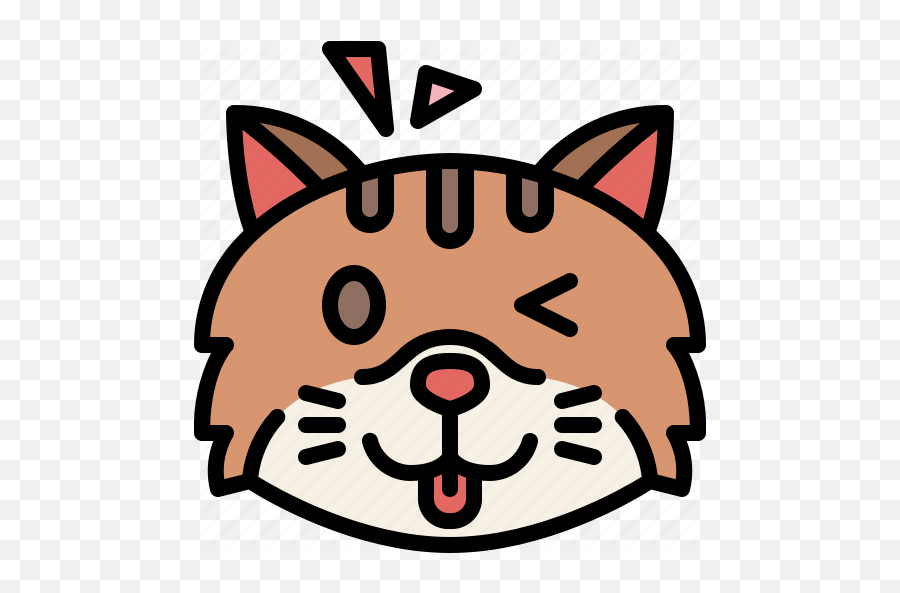 Animal Cat Emoji Emotion Feeling Pet Teasing Icon - Download On Iconfinder Happy,Emotion Support Animal